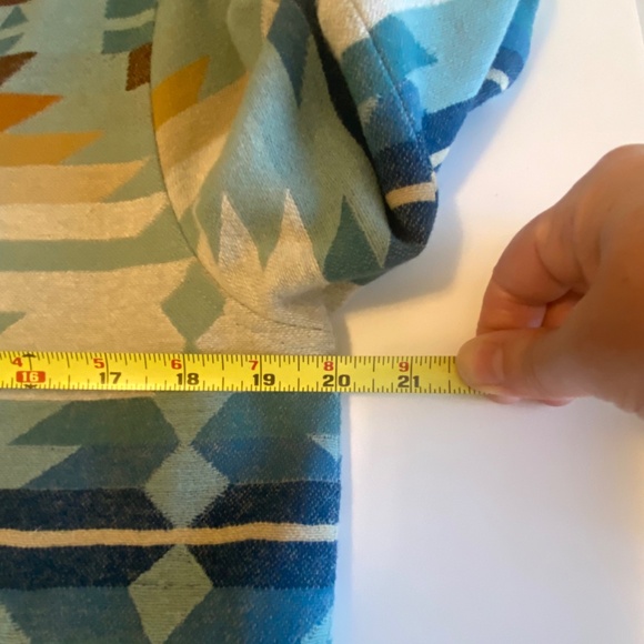 Pendleton Wool Southwestern Aztec Bomber Jacket M Limited Edition Blanket Style - Picture 10 of 12